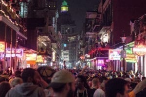 bourbon street new orleans party